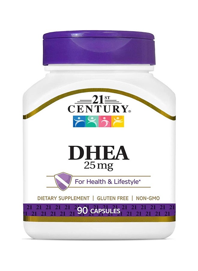 21st Century DHEA Dietary Supplement 25mg - 90 Capsules - Image 1